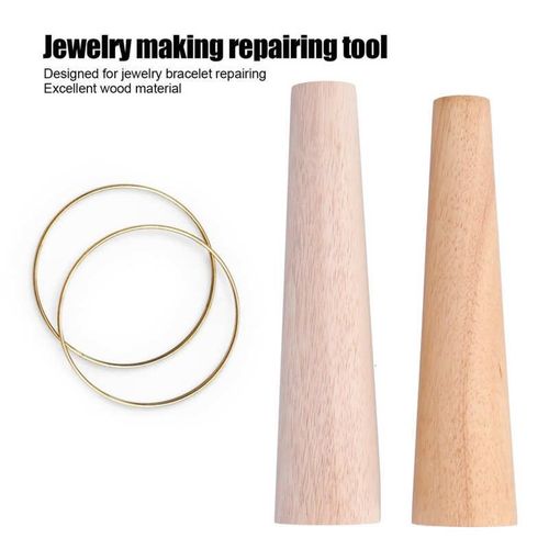 Bâton De Fabrication De Bracelet En Bois De Forme Ronde, Mandrin De Bijoux, Outils De Traitement Pour Bijoutier