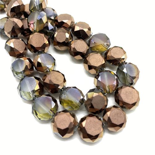 Perles De Pain Ovales À Facettes Multiples 8x12mm, En Cristal Autrichien, Pour La Fabrication De Bijoux, Bracelets Faits À La Main, Bricolage, Collier #05