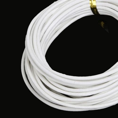 Cordon En Cuir 100% Véritable Multicolore, 5m Dia 2mm, Pour La Fabrication De Bijoux, Accessoires De Bracelet, Collier À Faire Soi Même