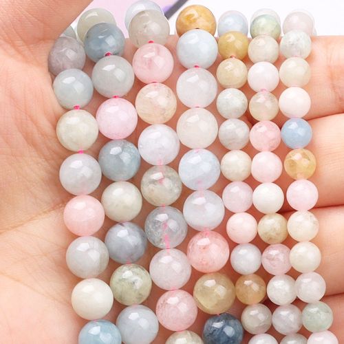 Perles De Pierres Précieuses 6/8/10mm, En Vrac, Grenat, Pour La Fabrication De Bijoux, Fournitures De Bijouterie, Bracelet D'espacement