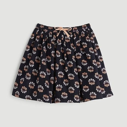 Jupe Imprimée Rayée Brillante (Monoprix Kids)