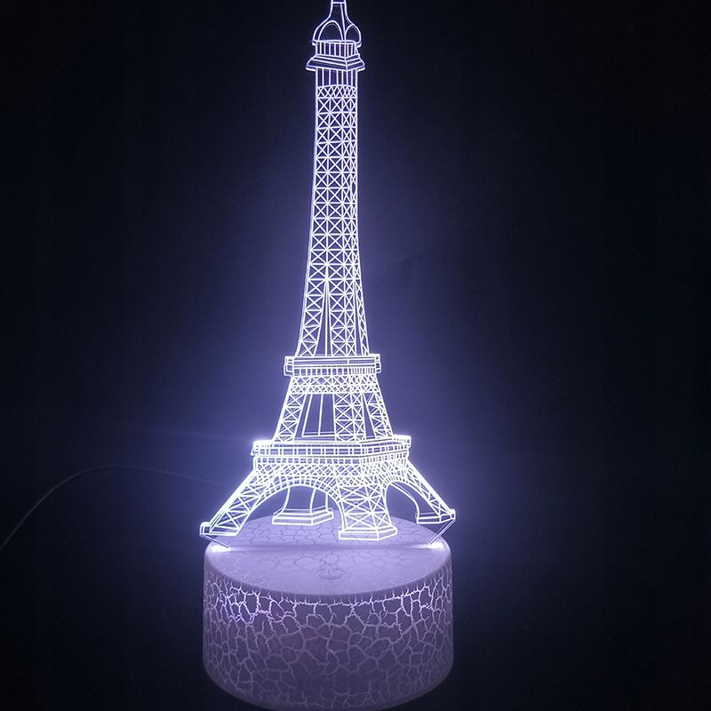 Lampe  Capteur Tactile Adapte  La Tour Eiffel De Paris, L...