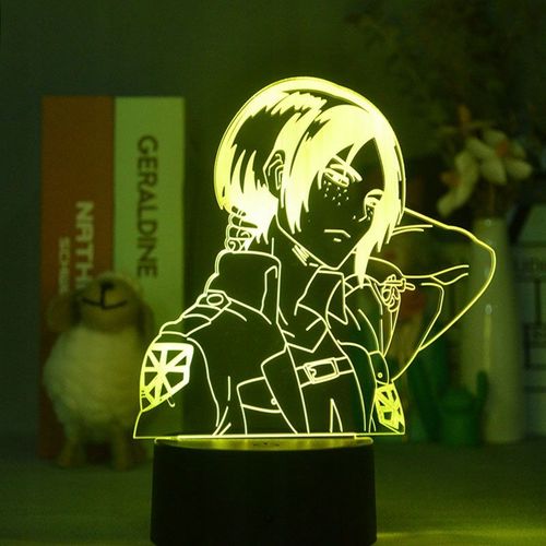 Convient Pour Lampe 3d Acrylique Ymir Attaque Sur Titan Lampe Lampe De Chevet Veilleuse Af16866