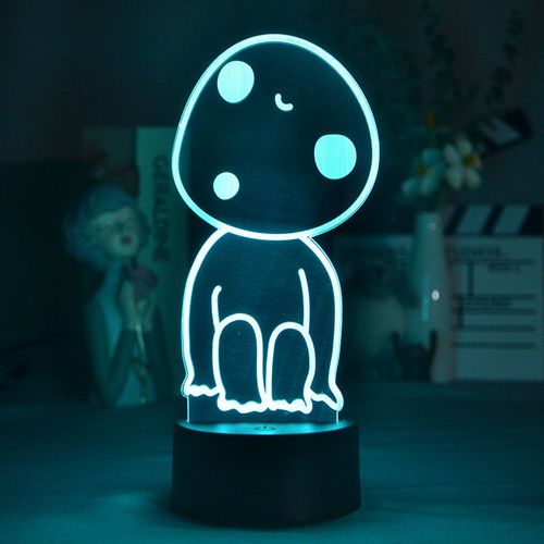 Lampe De Chevet Avec Personnage De Princesse Mononoke, Adaptée À L'anime, Veilleuse Af16859