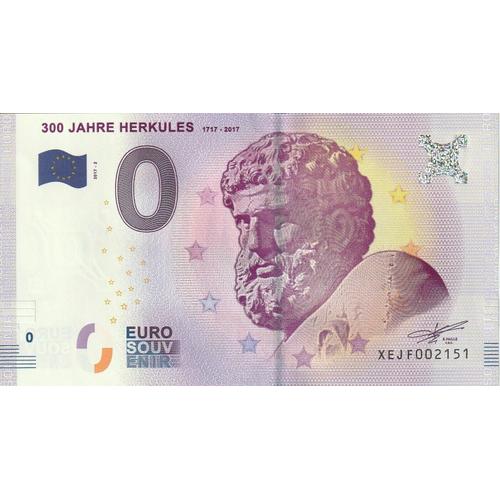 Allemagne 2017 N°11276 - 300 Jahre Herkules 1717 2017 Billet Souvenir 0 