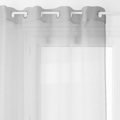Voilage Moly - 135 X 240 Cm - Gris Clair