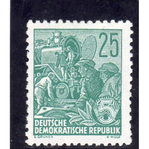 Timbre-Poste DAllemagne (République Démocratique)