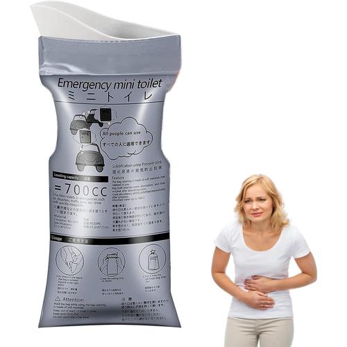 Coton Sacs Urinaires Pour Voyage, 700 Ml, Sacs À Vomi Portables | Produits D'hygiène Et D'hygiène De Camping Pliables Pour Hommes, Femmes, Enfants, Bébés Enceintes