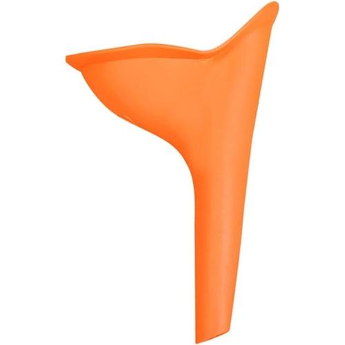 Orange 1pc Entonnoir Pipi Debout Pratique Conteneur D'uriner Entonnoir Pipi For Femmes Debout Pisse Femelle Urinoir Entonnoir For Voyage Femme Dispositif D'uriner Portable Toilette D'urgence Camping 