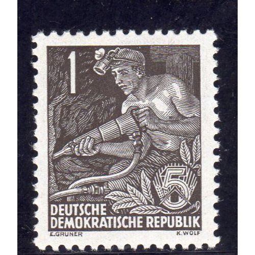 Timbre-Poste DAllemagne (République Démocratique)