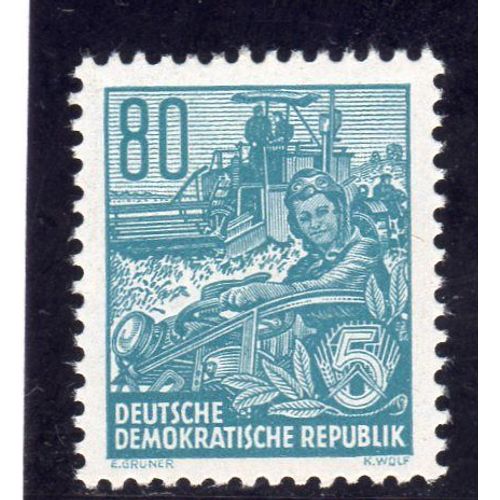 Timbre-Poste DAllemagne (République Démocratique)