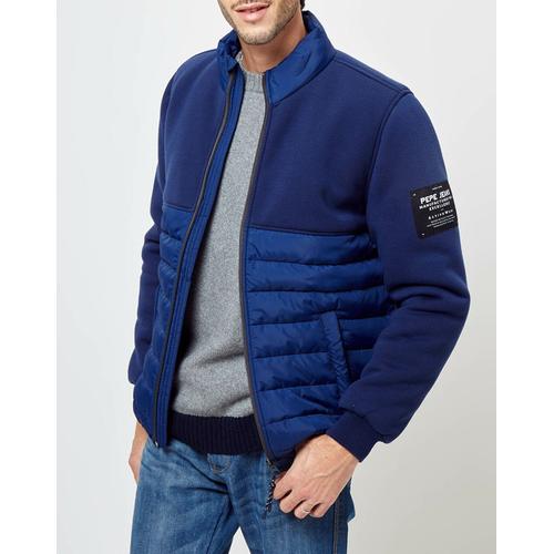 Blouson Bimatière Bleu