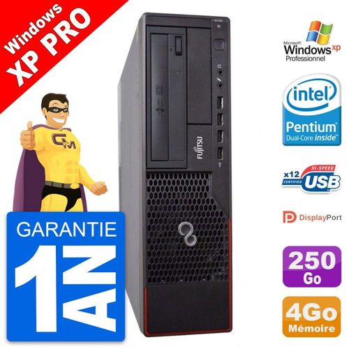 PC Fujitsu Esprimo E700 DT Intel G630 RAM 4Go Disque Dur 250Go Windows XP