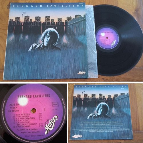 Disque Lp 33t Bernard Lavilliers Les Poetes 12 Titres France 1977