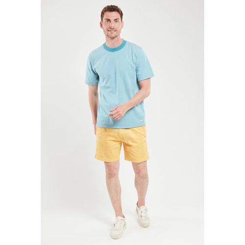 Short Taille Élastique - Coton Homme Yellow E24 Xxl - 46