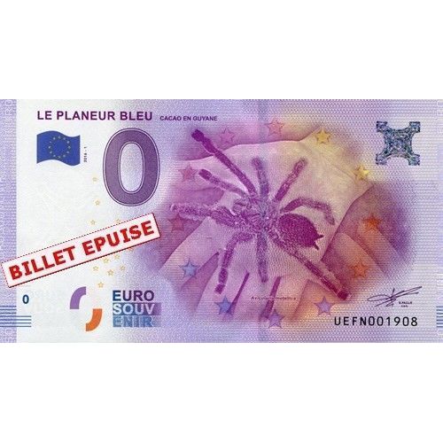 Billet Euro Souvenir Le Planeur Bleu Guyane - 2016 - N°1196