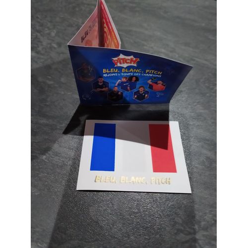 Carte Pitch Bleu Blanc Pitch