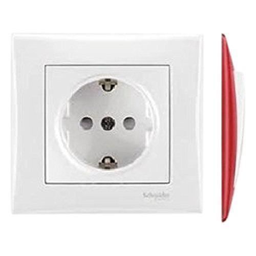 Schneider Electric prise téléphonique RJ11, Blanc - SDN4101121