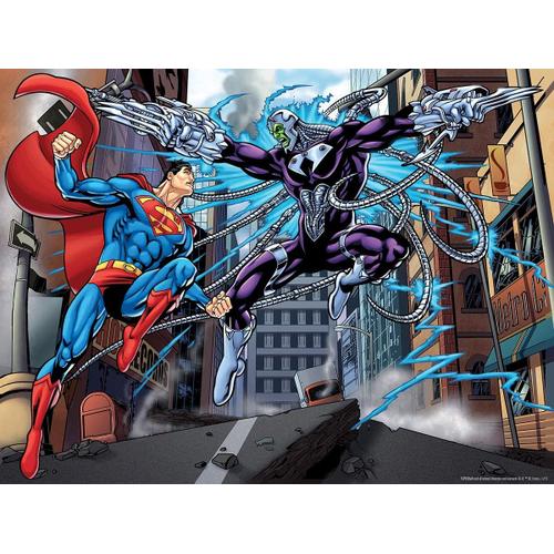 Dc Comic Sm32522 Superman Vs Electro Puzzle 3d Effet Jigsaw
