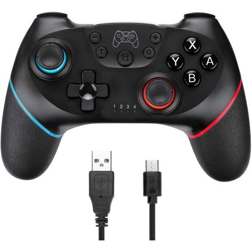 Qumox Manette Sans Fil Pour Nintendo Switch, Bluetooth Manette Switch Pro