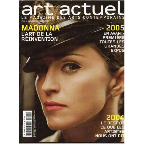 Art Actuel 36 Janvier 2005 Cover Madonna L'art De La Reinvention