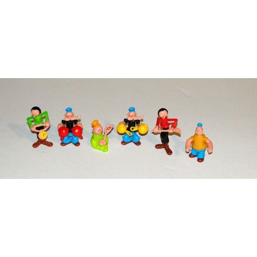 Popeye Lot De 6 Figurine Kinder