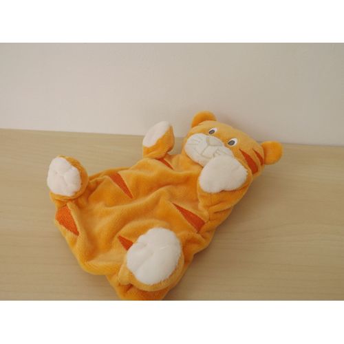 Doudou Chat Tigre Orange Kimbaloo