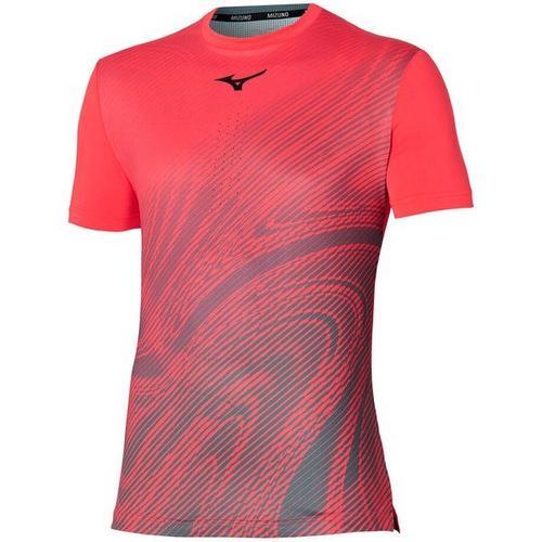 Charge Shadow Graphic T-Shirt Hommes - Rouge