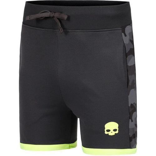 Camo Tech Shorts Hommes - Gris Foncé, Jaune