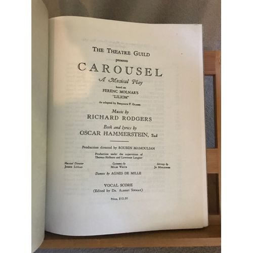 Richard Rodgers Oscar Hammerstein Carousel Partition Chant Piano Éd. Williamson
