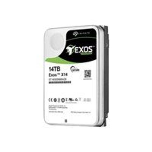 Seagate Exos X14 ST14000NM0018 - Disque dur - 14 To - interne - SATA 6Gb/s - 7200 tours/min - mémoire tampon : 256 Mo