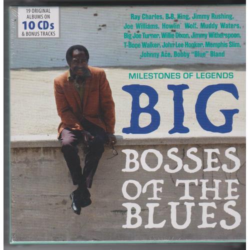 Box 10 C D Big Bosses Of The Blues - Milestones Of Legends 19 Original Albums On 10 C Ds & Bonus Tracks