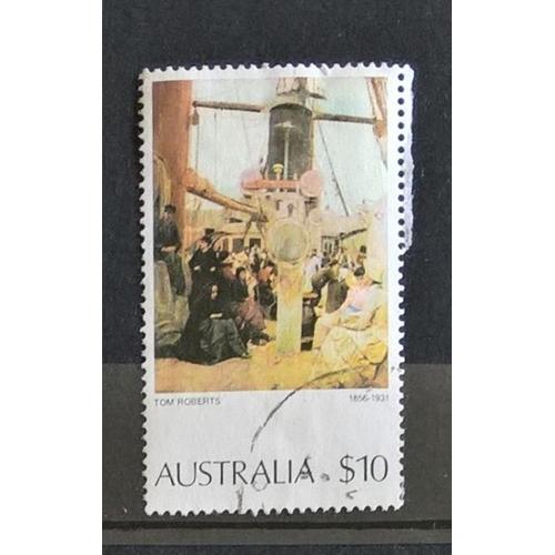 Australie, Timbre-Poste Y & T N° 624 Oblitéré, 1977 - Tableau De Tom Roberts, Venant Du Sud