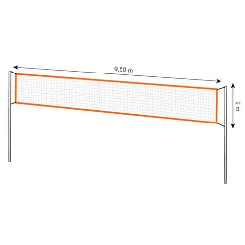 Filet Beach Volley Tremblay Filet Beach Volley 2mm Noir 64121