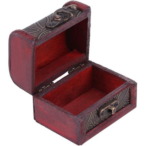 Boîte de Rangement Classique En Bois, Petite Boite en Bois, Caisse en Bois avec Couvercle à Décorer Box Rangement, Pour Collier, Bracelet, Coffret