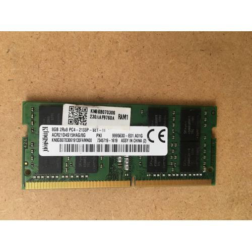 Kingston 8gb Laptop RAM Memory Ddr4 SDRAM 2133mhz Acr21d4s15hag/8g