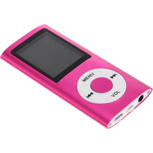 2 Pièces Lecteur Mp3 USB Lecteur Mp4 Lecteur USB Lecteur Vidéo Visionneuse De Photos avec Lecture Lecteur CD Mp3 Lecteurs CD Portables USB Mp3 Baladeur Musique Rose Étudiant