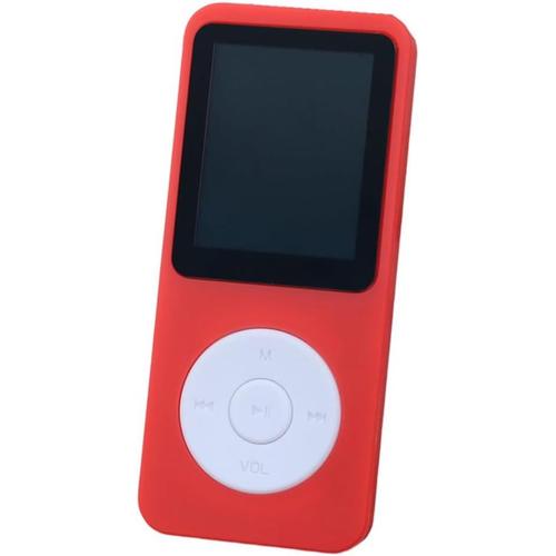 E-Books Compatibles Bluetooth Sports MP3 MP4 Lecteur de Musique FM pour Enfants Cadeaux de Vacances-Rouge