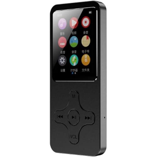 Mini Lecteur MP3 MP4 ¿¿Cran LCD 1,8 Pouces Haut-Parleur Bluetooth Lecteur de Musique HiFi Baladeur avec Enregistrement Radio FM sans