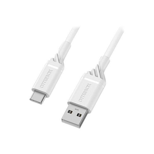 OtterBox Standard - Câble USB - 24 pin USB-C (M) pour USB (M) - USB 2.0 - 3 A - 1 m - cloud dream white