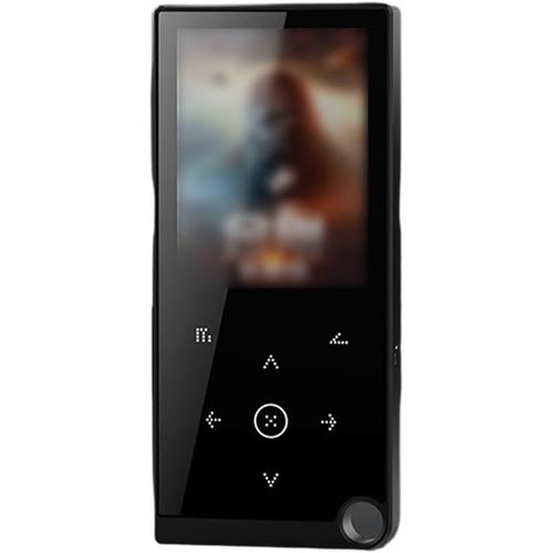 Lecteur MP4 Tactile Bluetooth avec Batterie Longue durée, Lecture de Musique Toute la journée, Commande Tactile par Bouton, Lecteur MP4 Bluetooth, Noir