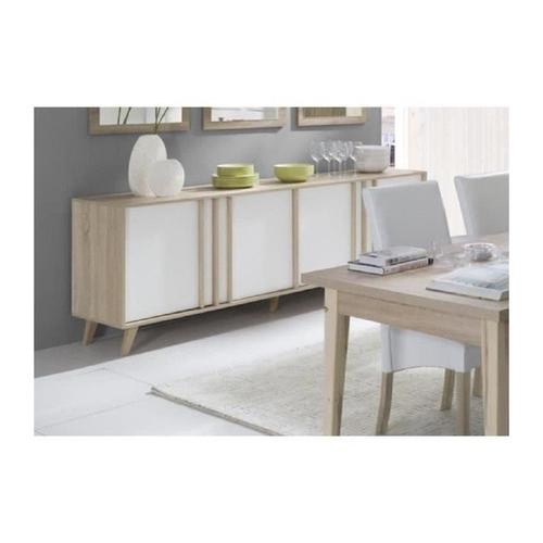 Buffet, Enfilade, Bahut Grand Modèle Malmo. Meuble Design Type Scandinave. Effet Ultra Tendance Pour Votre Salon.