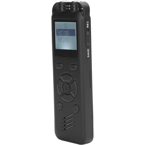 Lecteur MP3, 8 Go, audio numérique professionnel portable, enregistreur vocal, lecteur de musique MP3, avec prise jack 3,5 mm, prise en charge MP3/WMA/WAV/OGG/APE/FLAC/AAC-LC/ACELP