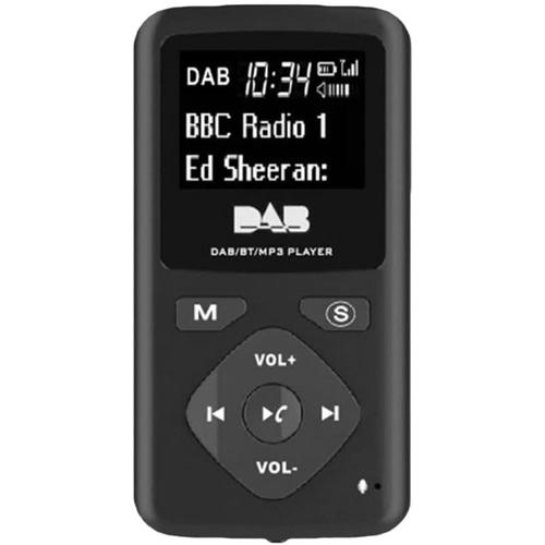 Portable FM/Dab Numérique Bluetooth Radio Personnelle Pocket FM Mini Radio Lecteur MP3 -USB pour la maison