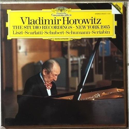 Vladimir Horowitz ‎ The Studio Recordings - New York 1985: Liszt · Scarlatti · Schubert · Schumann · Scriabin