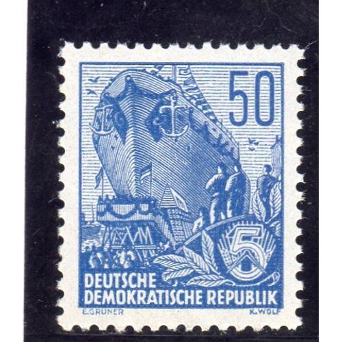 Timbre-Poste DAllemagne (République Démocratique)
