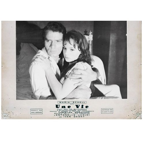 Une Vie : Photo Cartonnée D'exploitation Cinématographique - Format 24x29,5 Cm - De Alexandre Astruc Avec Maria Schell, Christian Marquand - 1958 #