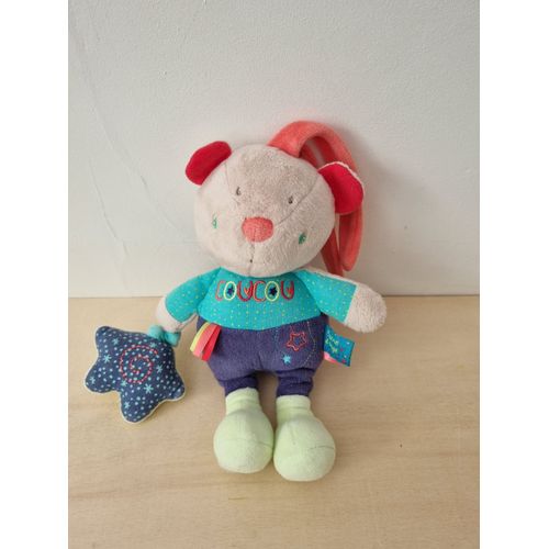 Doudou Ours Coucou Sucre D'orge