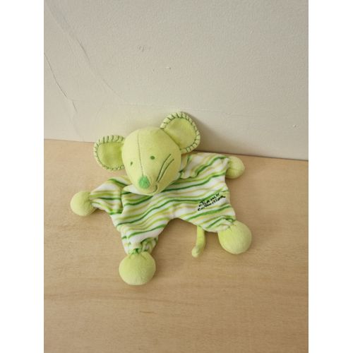 Doudou Petite Souris Verte Tiamo Collection