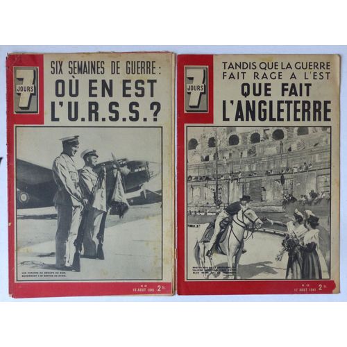 Témoin À Charge (Collection 'sept-Jours (Grand Hebdomadaire D'actualités)' N°41-42)